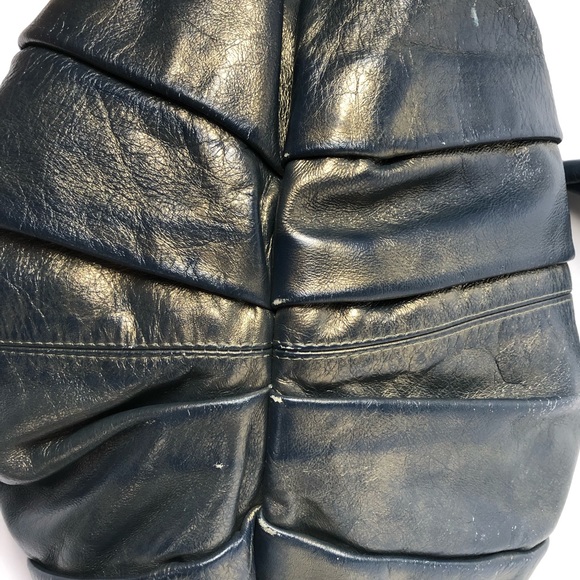 Gustto Iridescent Blue/Gold Tone Bag. - Picture 10 of 10